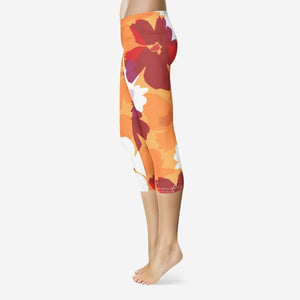 Capri Leggings Orange (S-4XL)