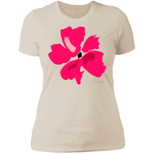 Ladies' Boyfriend T-Shirt S-3XL Mandel PINK