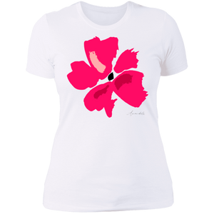 Ladies' Boyfriend T-Shirt S-3XL Mandel PINK