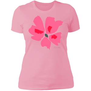 Ladies' Boyfriend T-Shirt S-3XL Mandel CORAL