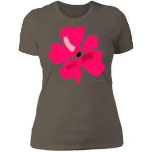 Ladies' Boyfriend T-Shirt S-3XL Mandel PINK