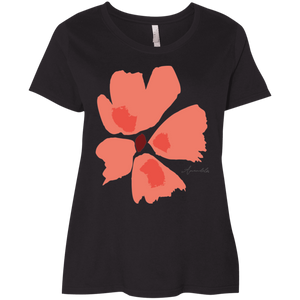 Ladies' PLUS SIZE T-Shirt Mandel PEACH2 (XL-4XL)