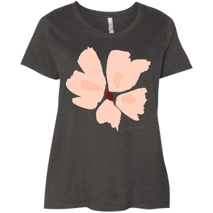 Ladies' PLUS SIZE T-Shirt Mandel PEACH (XL-4XL)