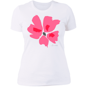 Ladies' Boyfriend T-Shirt S-3XL Mandel CORAL