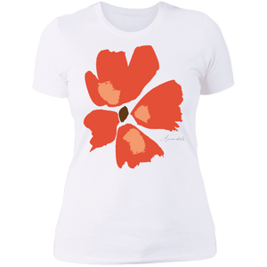 Ladies' Boyfriend T-Shirt S-3XL Mandel ORANGE