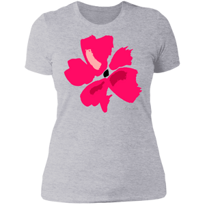 Ladies' Boyfriend T-Shirt S-3XL Mandel PINK