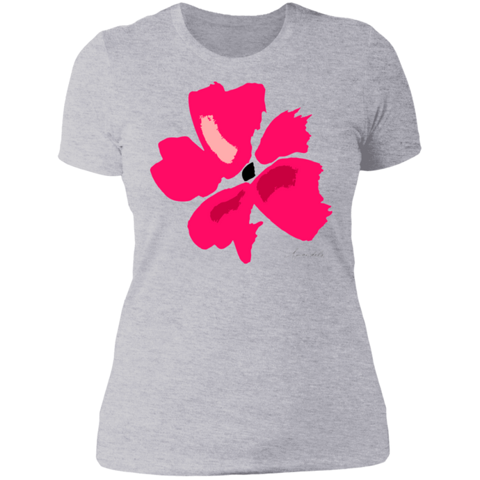 Ladies' Boyfriend T-Shirt S-3XL Mandel PINK