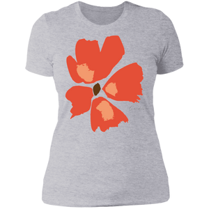 Ladies' Boyfriend T-Shirt S-3XL Mandel ORANGE