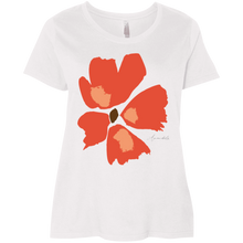 Load image into Gallery viewer, Ladies&#39; PLUS SIZE T-Shirt Mandel ORANGE (XL-4XL)
