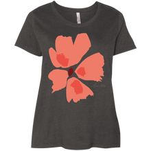 Load image into Gallery viewer, Ladies&#39; PLUS SIZE T-Shirt Mandel PEACH2 (XL-4XL)
