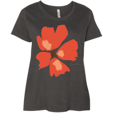 Load image into Gallery viewer, Ladies&#39; PLUS SIZE T-Shirt Mandel ORANGE (XL-4XL)
