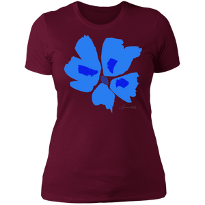 Ladies' Boyfriend T-Shirt S-3XL Mandel PANSY