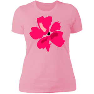 Ladies' Boyfriend T-Shirt S-3XL Mandel PINK