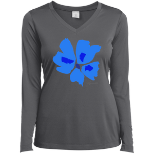 V-Neck long sleeves T-Shirt Mandel PANSY S-4XL