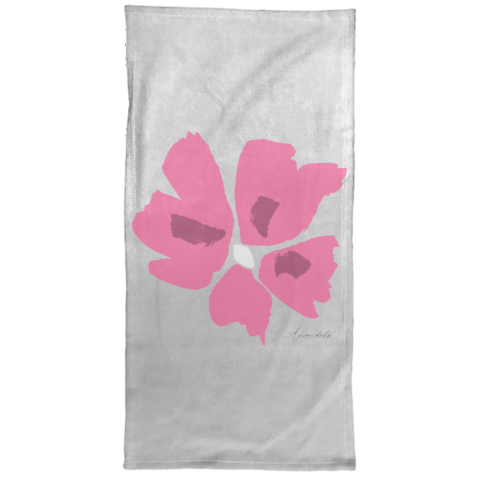 Hand Towel - 15x30 Mandel ROMANCE