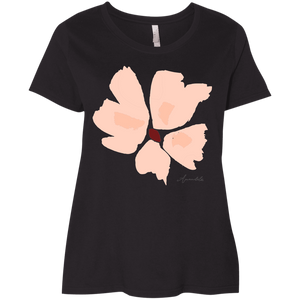 Ladies' PLUS SIZE T-Shirt Mandel PEACH (XL-4XL)