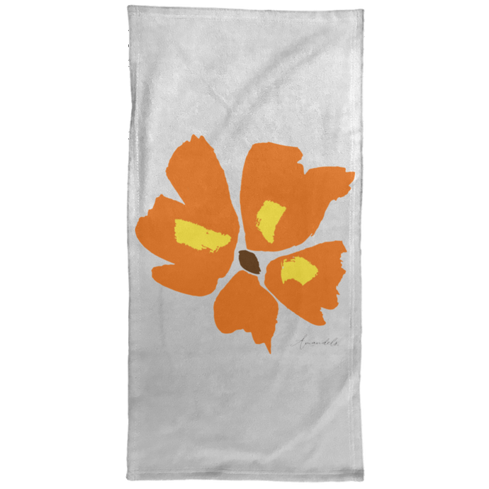 Hand Towel - 15x30 Mandel ORANGE